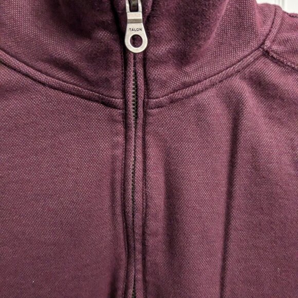 Apt. 9 Men's Burgundy Quarter-Zip Pullover, Size Large - Picture 8 of 11